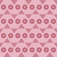 Geometric Seamless Pattern Simple Geometry Shape Print Design. vector