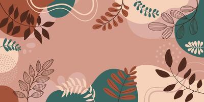 Spring plant background with beautiful. vector