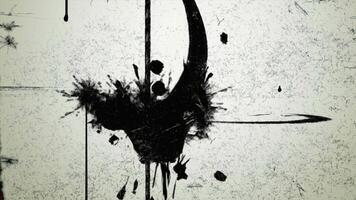 Abstract Art A Mysterious and Intriguing Line on a Soft and Soothing Background video
