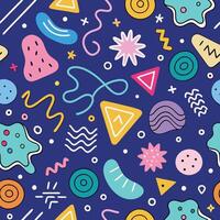 seamless pattern with colorful shapes and shapes,, vector