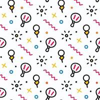seamless pattern with colorful balloons and other objects white background vector