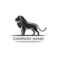 lion template illustration background vector