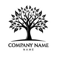 a logo for a company that called tree vector