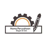 logo design for nama persian vector