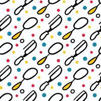 a pattern with a variety of different tools and utensils vector