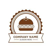 burger design template white background vector