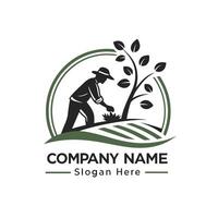 logo for company that is called farm vector