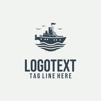 Deep Guardian Submairne Logo Design vector