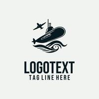 Submersible Research Logo Design vector