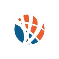 Globe Abstract Logo Template Illustration Design. EPS 10. vector