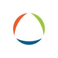 Circle Swoosh Colorful Logo Template Illustration Design. EPS 10. vector