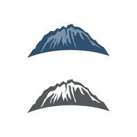 Set Stone Mountain Logo Template Illustration Design. EPS 10. vector