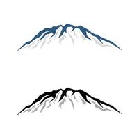 Set Line Mountain Stone Logo Template Illustration Design. EPS 10. vector