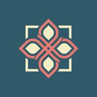 Decorative Blossom Flower logo Template Illustration Design. EPS 10. vector