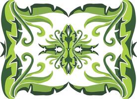 Nature-Inspired Swirl Floral Ornaments for Decoration vector