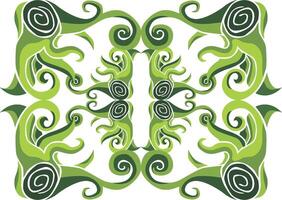 Aesthetic Swirl Flora Patterns for Elegant Eco-Friendly Decor vector