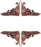 Soft and Elegant Flora for Brown-Themed Styling vector