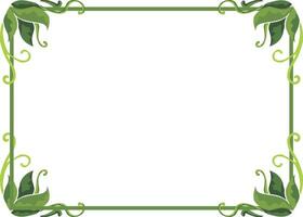 Flourishing Swirl Floral Ornaments for Stylish Green Themes vector