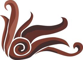 Botanical Elements for Brown Aesthetic Designs vector