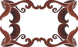 Swirling Brown Floral Patterns for Elegant Decor vector