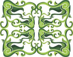 Graceful Swirl Flora Ornaments for a Fresh Aesthetic vector