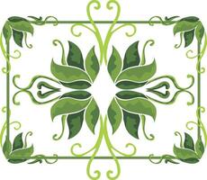 Decorative Vine and Flower Ornaments for Borders vector