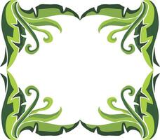 Soft And Elegant Swirl Floral Designs for Green Touches vector