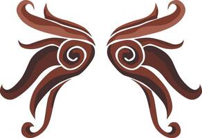 Delicate Wing Accents to Enhance Your Space vector
