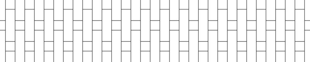 Vertical rectangle and square tiles background. Brick wall pattern. Kitchen backsplash. Toilet, shower or bathroom decoration texture. Sidewalk layout vector