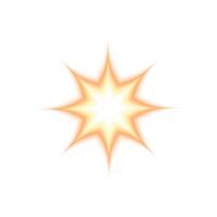 Star sparkle shape in soft blurry style isolated on white background. Trendy y2k sticker with trendy gradient aura effect. Bling, twinkle or firework icon. illustration vector