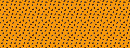 Passion fruit texture. Passionfruit or maracuja pulp with seeds background. Exotic dessert pattern. Fresh tropical juice print. Wrapping or scrapbooking paper design. flat illustration vector