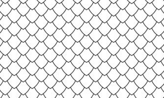 Dragon, snake or dinosaur scale pattern. Reptile animal skin or fish squama texture. Medieval armor ornament. Roofing design. Mermaid tail print. Lattice background. graphic illustration vector