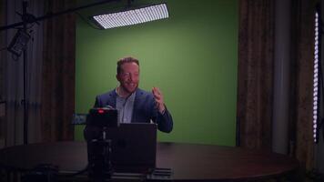 Expert Recording Using a Green Screen for Creative Projects and Professional Use video
