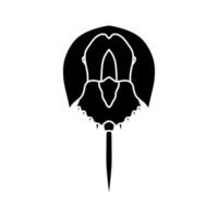 illustration of Atlantic horseshoe crab vector