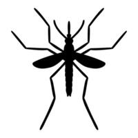 Mosquito Isolated On White Background vector