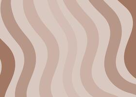 Background, wavy, lines in colors of 2025, mocha mousse. Banner, simple abstract geometric background, graphics, design for poster, web banner. vector