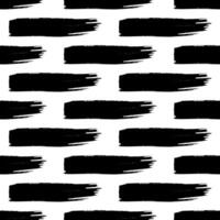 Seamless pattern with dark hand drawn scribble on white background. Abstract grunge texture. illustration vector
