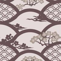 Abstract Japanese pattern. Flat design image vector