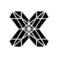 The logo for the x - ray design studio vector