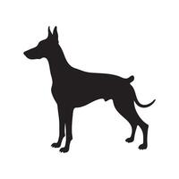 Dog Silhoutte File vector