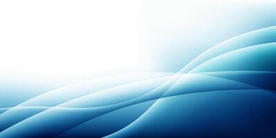 Blue Abstract Background with Smooth Gradient vector
