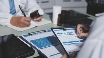 Medical records and medical checkup video
