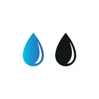 Water Drop Icon Gradient and Solid for Designs vector