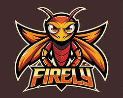 Firefly esports logo vector