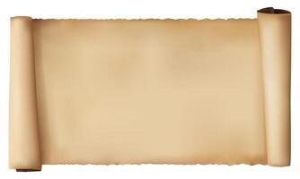 Vintage Blank Scroll Paper Background vector