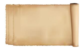 Aged Multi-Layered Scroll Paper Background vector