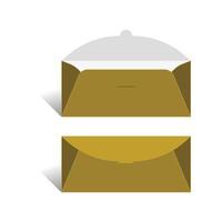 Envelope template, With 3D Box, Size 10.375 x 4.5, File vector