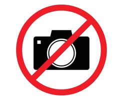 No use camera Sign for Privacy Zones and Restricted Areas. No camera area. No photo and no recording. No handphone area vector