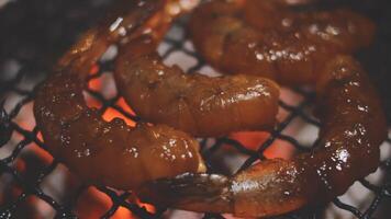 Shrimp on the grill video