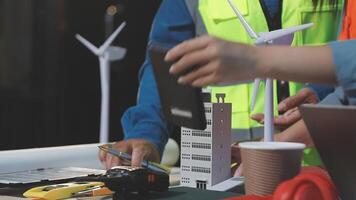 A group of people working on a project video
